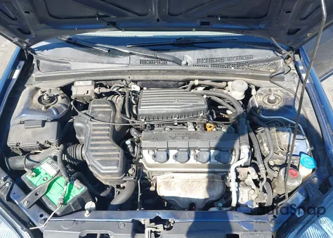 2001 Honda Civic Ex from USA, damaged, VIN 1HGEM22971L061266